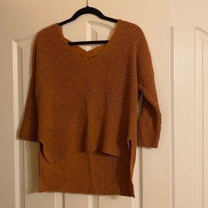 Orangey brown sweater
